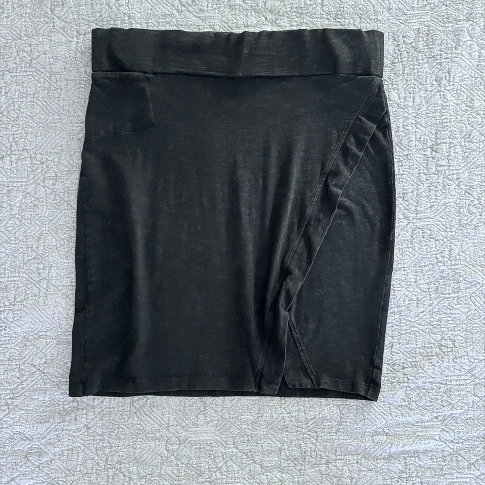 Toad&Co Black Pencil Mini Skirt